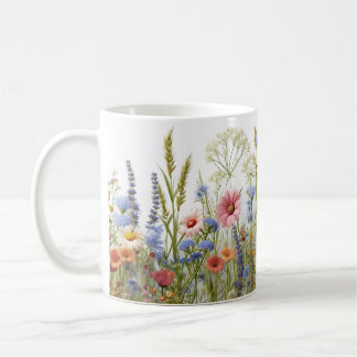Wildflowers, Boho Cottagecore Style Kaffeetasse
