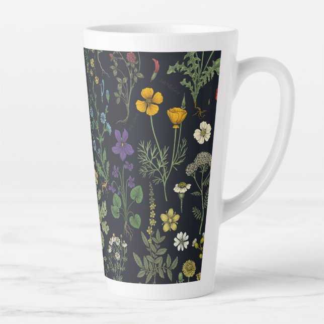 Wildflowers collage milchtasse (Rechts)