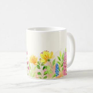 Wildflowers Floral, Botanical Garden, Colorful gif Kaffeetasse