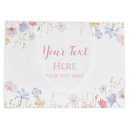 WILDFLOWERS Floral spring Große Geschenktüte