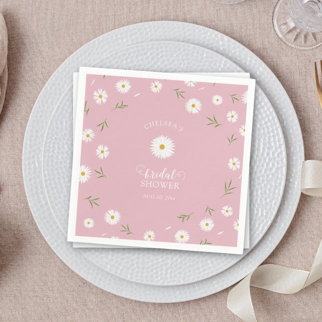 Wildflowers Foliage Greenery Garden Bridal Shower Serviette (Von Creator hochgeladen)