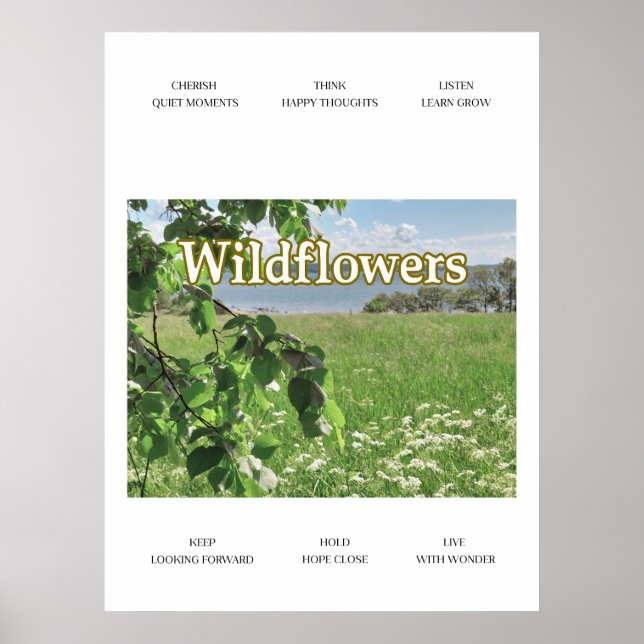 Wildflowers Poster (Vorne)