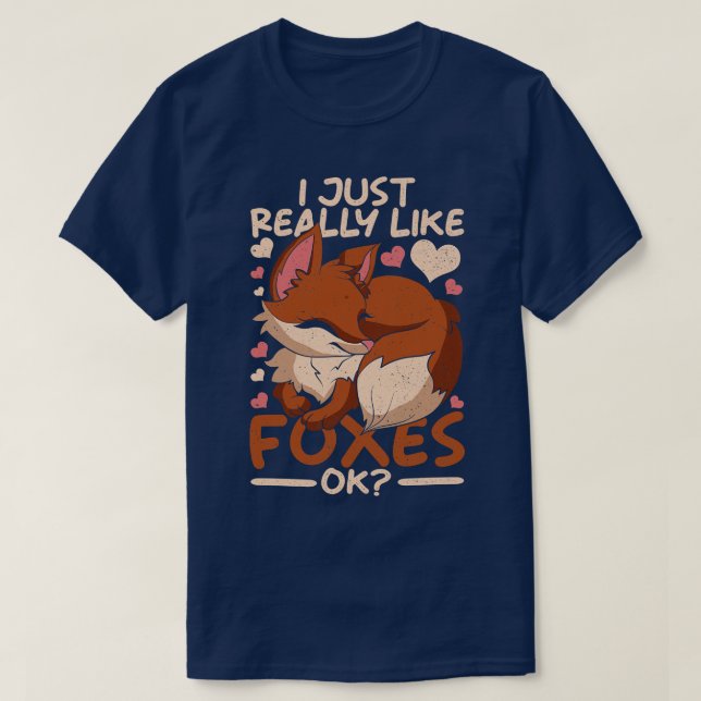 WildFox Lover Funny Forest Animal Fox T-Shirt (Design vorne)