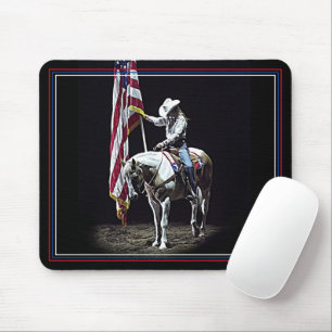 Wildgebet (rot, weiß und blau) mousepad