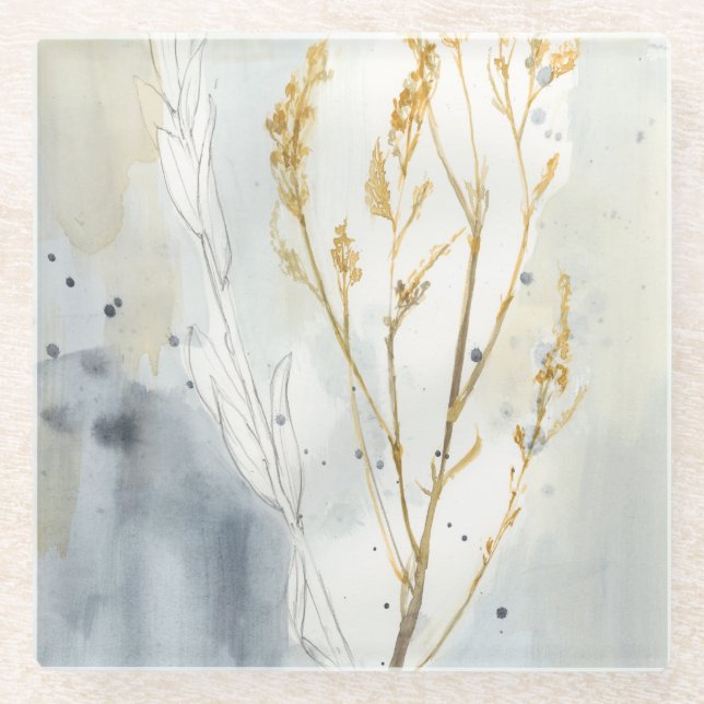 Wildgras Glasuntersetzer (Vorderseite)