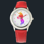 Wildhortenbeobachtung Armbanduhr<br><div class="desc">Geschenk für wilde Pferde - MIGNED Painting</div>