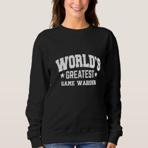 Wildhüter Weltweit Bester 2. Dekorations Thema Sweatshirt