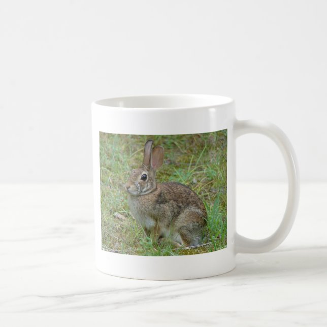 Wildkaninchen Ostküstenschwanz II Apparel & Gesche Kaffeetasse (Rechts)