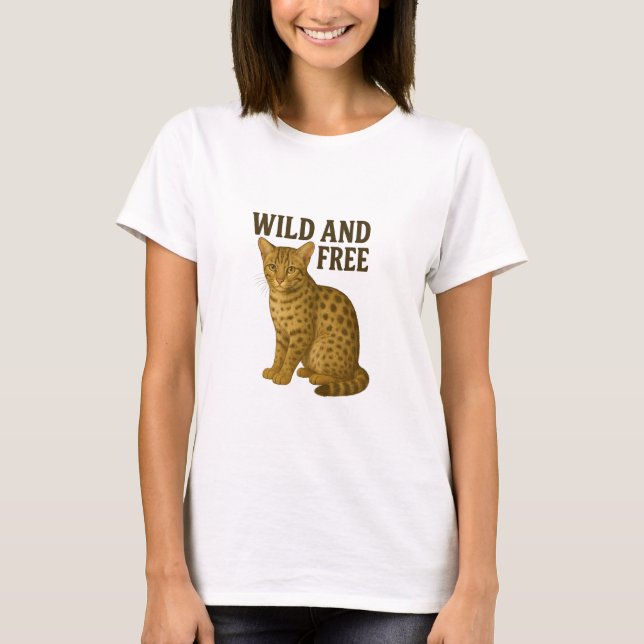 Wildkatze T-Shirt (Vorderseite)