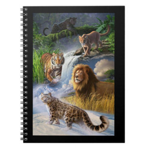 Wildkatzen Notizblock