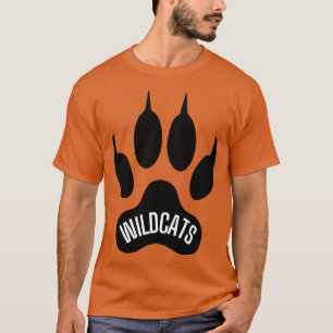 Wildkatzen Paw Distressed Grunge Wildkatzen Pride  T-Shirt