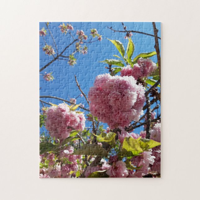 Wildkirsche Rosa Blossom Tree Puzzle (Vertikal)