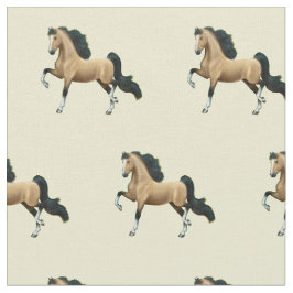 Wildleder-Amerikaner Saddlebred Pferdegewebe Stoff