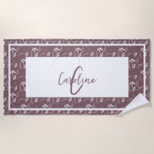 Wildleder-Doodles-Monogramm