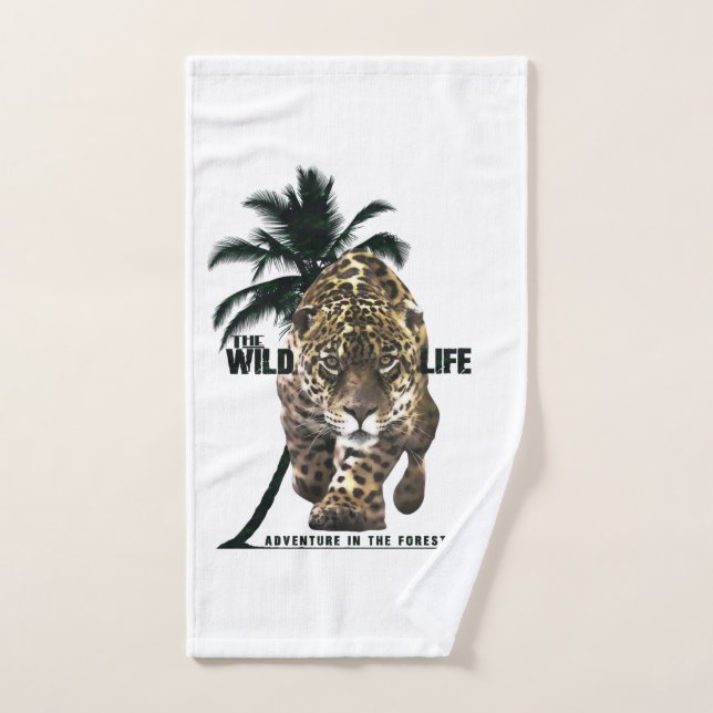 Wildlife, adventures in the forest T - Shirt Butto Badhandtuch Set (Handtuch)
