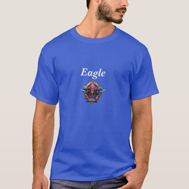 "Wildlife Animal Print T-Shirt | Majestic Eagle 🦅 (Vorderseite)