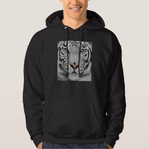 Wildlife Animal Tiger, weißer Berg 6 Hoodie
