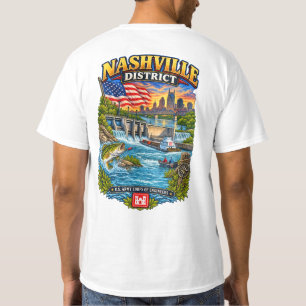 Wildlife-Damm des Nashville Corps of Engineers T-Shirt