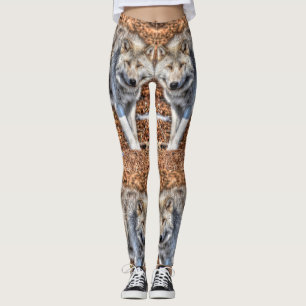 Wildlife-Design von White Arctic Wolf Leggings