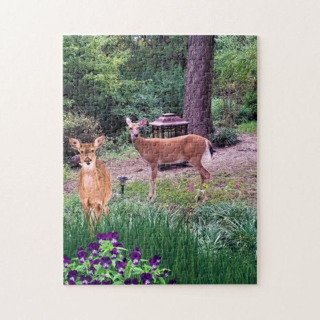 Wildlife Doer Foto Collage Puzzle (Vertikal)