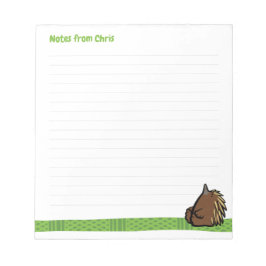 Wildlife Echidna Note Pad Notizblock