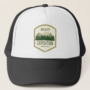 WildLife Expedition Outdoor Summer VacationT-Shirt Truckerkappe