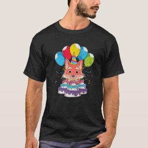 Wildlife Forest Animal Kindergeburtstag Party Nied T-Shirt