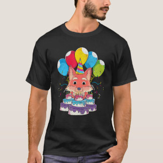 Wildlife Forest Animal Kindergeburtstag Party Nied T-Shirt