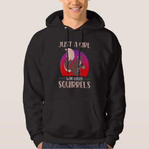 Wildlife Forest Animal Women Just a Girl, die Lieb Hoodie
