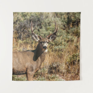 WILDLIFE-FOTOGRAFIE DES BROWN BUCK WANDTEPPICH