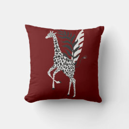 Wildlife friendship - Giraffe cushion Kissen