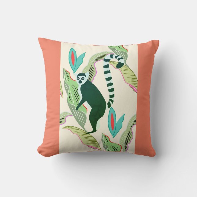 Wildlife Friendship - SOS Lemur Kissen (Vorderseite)