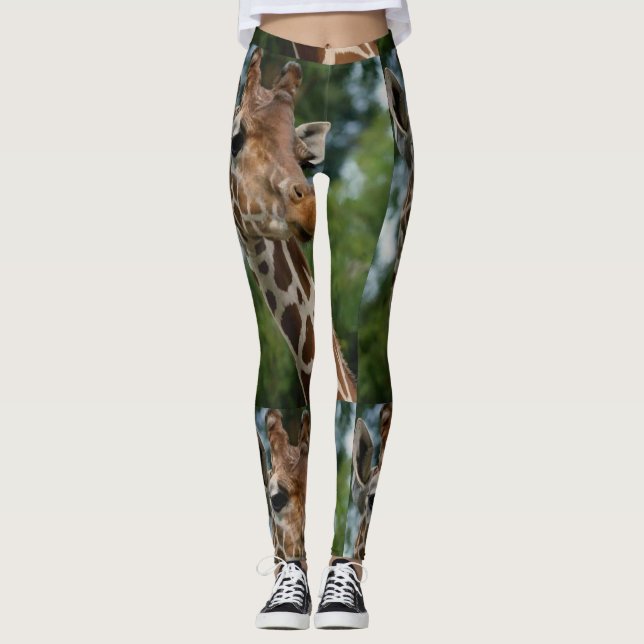 Wildlife Giraffe Lover Leggings (Vorderseite)