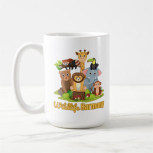 Wildlife-Harmonie für Tierliebhaber Kaffeetasse
