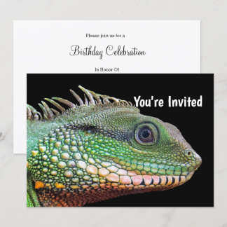Wildlife Iguana Foto Geburtstag Einladung