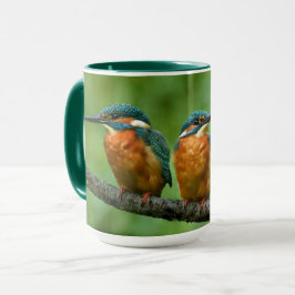 Wildlife Kingfisher Foto Tasse