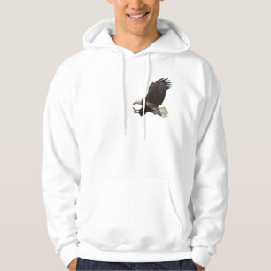 Wildlife Landing Bald Eagle HOODIE