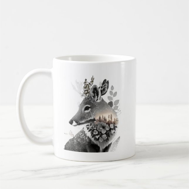 Wildlife Lovers Hirsche Tasse (Links)