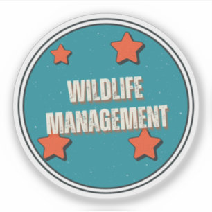 Wildlife-Management Aufkleber