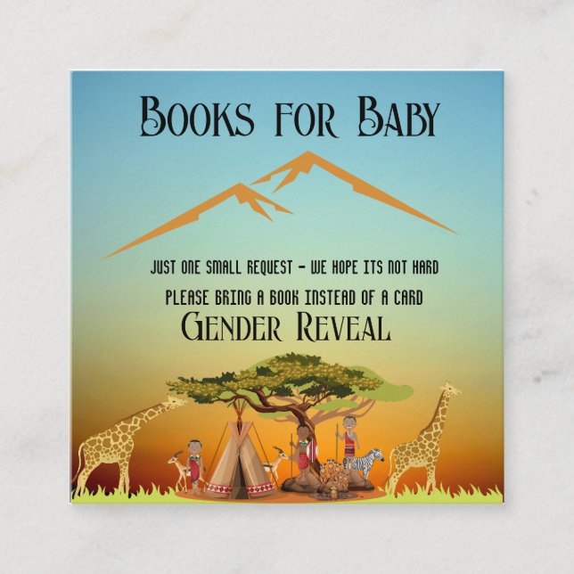 Wildlife Mountain Enclosure Card Begleitkarte (Vorderseite)