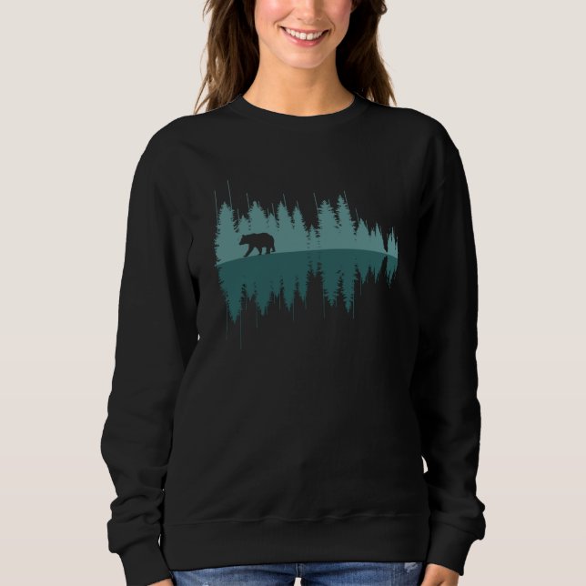Wildlife Nature Animal Bear Outdoor Forest  1 Sweatshirt (Vorderseite)