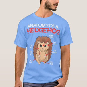 Wildlife Nature Autumn Hedgehog Anatomy of a Hedge T-Shirt