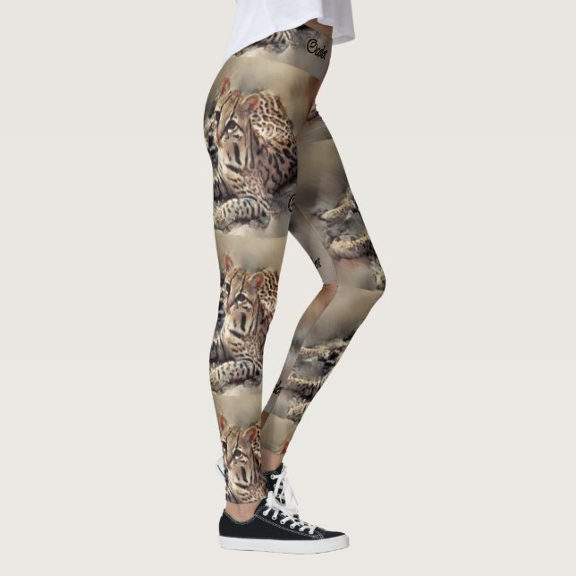 Wildlife Ocelot Lover Leggings (Rechts)