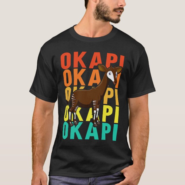 Wildlife Okapi T-Shirt (Vorderseite)