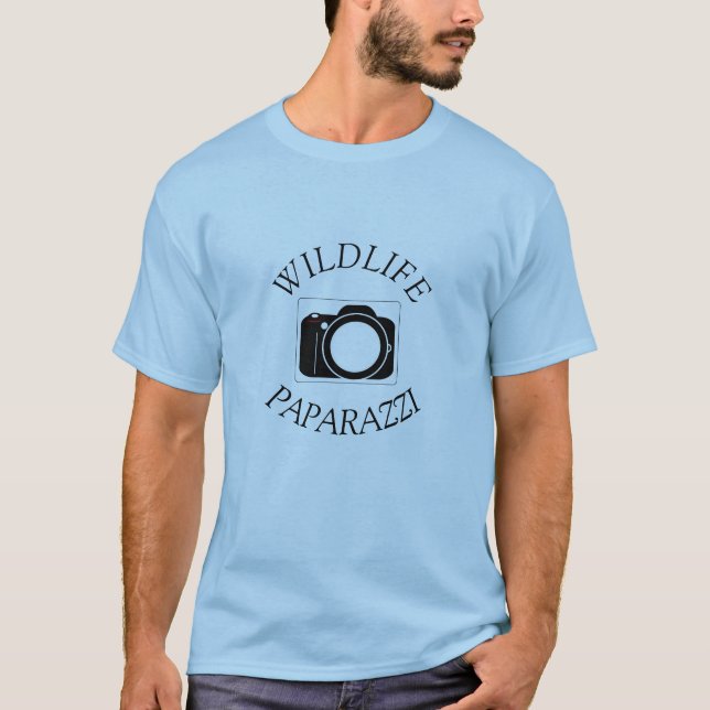Wildlife Paparazzi - Fotograf T-Shirt (Vorderseite)