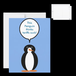 Wildlife-Pinguin-Bewusstseins-Erbe-Geschenk Postkarte
