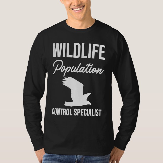 Wildlife Population Control Specialist T-Shirt (Vorderseite)