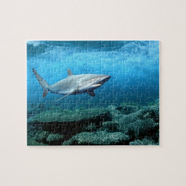 Wildlife Puzzle-Shark Puzzle (Horizontal)
