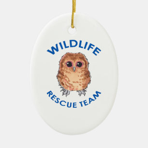 WILDLIFE RESCUE TEAM KERAMIKORNAMENT