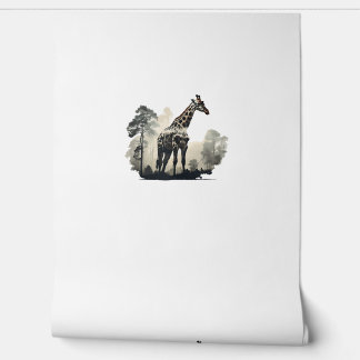 Wildlife Safari Adventure - Giraffe im Wald Tapete